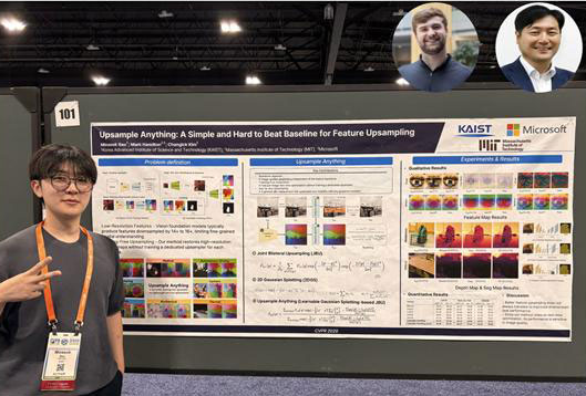Prof. Changick Kim’s Team Ranks 1st at CVPR 2026 with Breakthrough AI Vision Tech 'Upsample Anything' 11 1 4