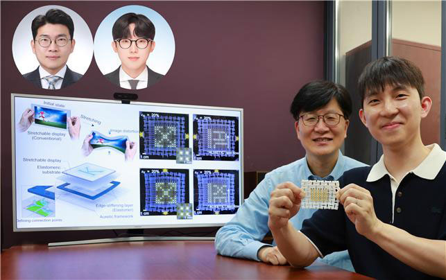 Prof. Seunghyup Yoo's Team Implements Distortion-Free Stretchable Display Platforms 1 1 2